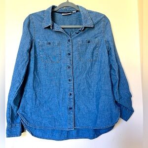 St. John's Bay Classic Blue Denim Shirt